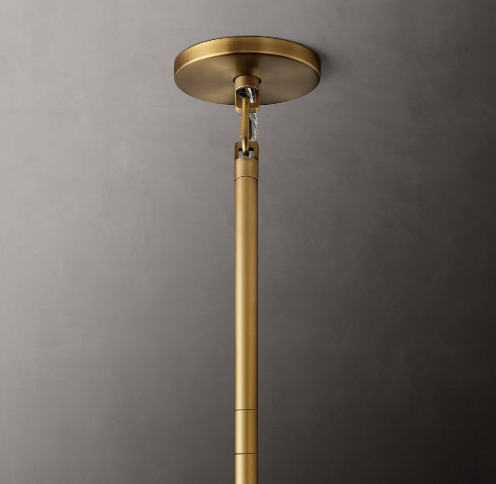 Cielo Three-Tier Round Glass Chandelier