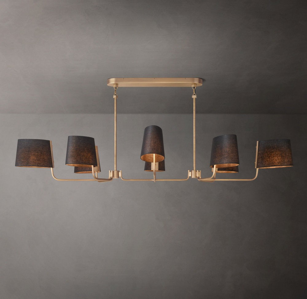Martineau Linear Brass Chandelier