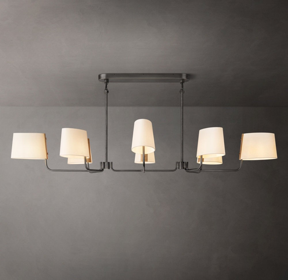 Martineau Linear Brass Chandelier