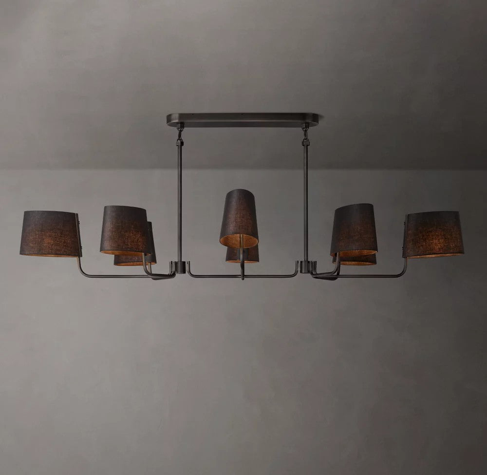 Martineau Linear Brass Chandelier