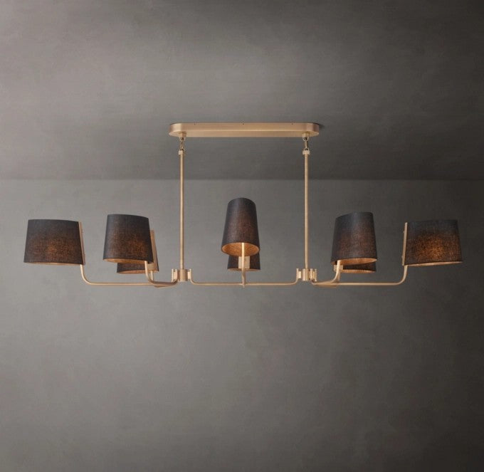 Martineau Linear Brass Chandelier