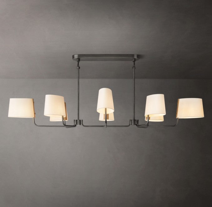 Martineau Linear Brass Chandelier